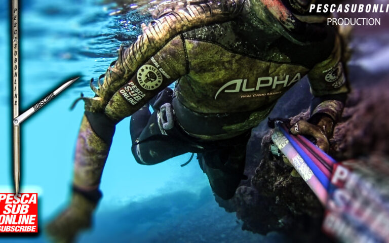 traje pesca submarina camuflaje