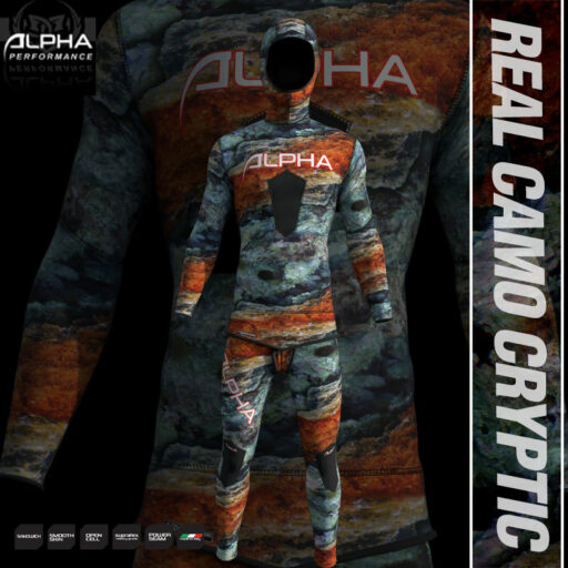 Spearfishing Wetsuit 7mm CRYPTIC 3D Camo