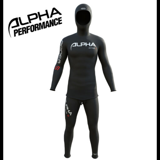 Combinaison lisse chasse sous-marine Alpha camo